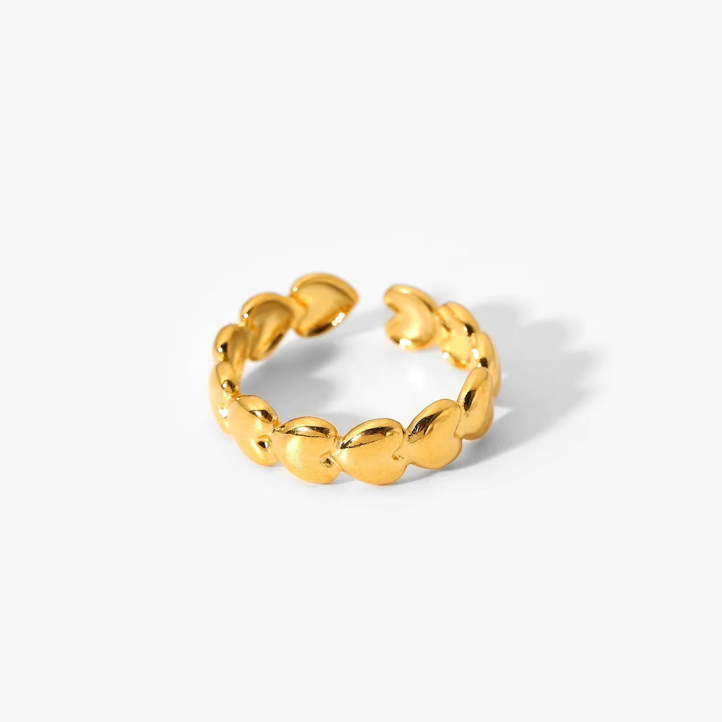Gold Geometric Ring