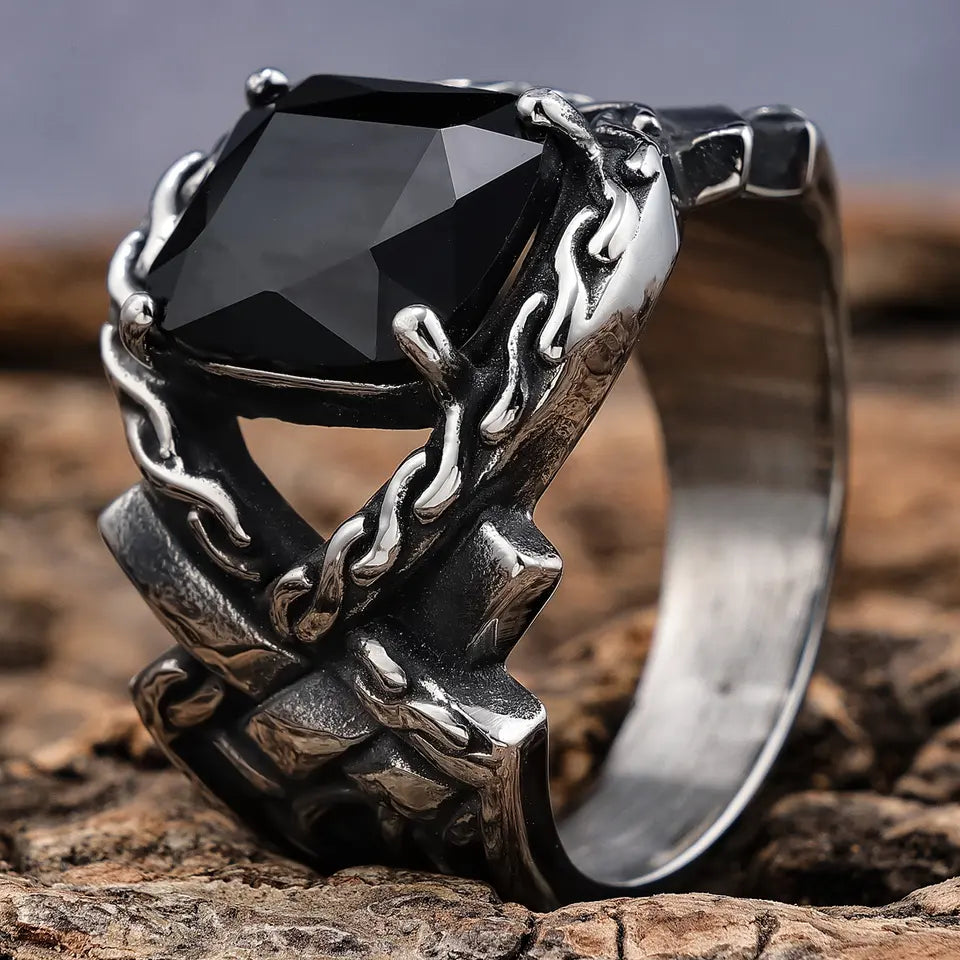 vintage stone rings