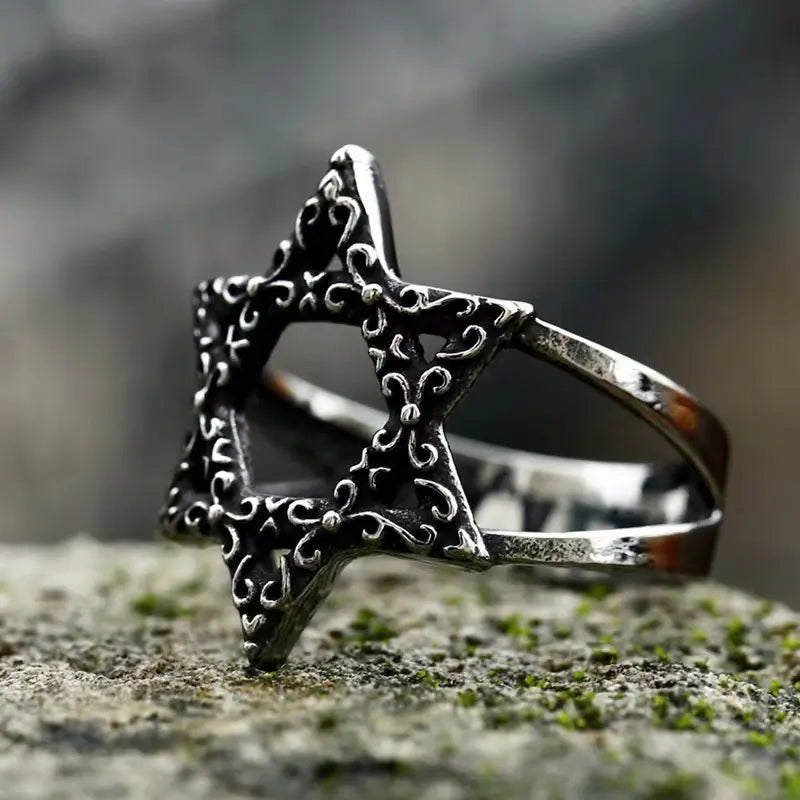 Star Of David Ring