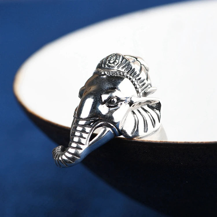 Sterling Elephant Ring
