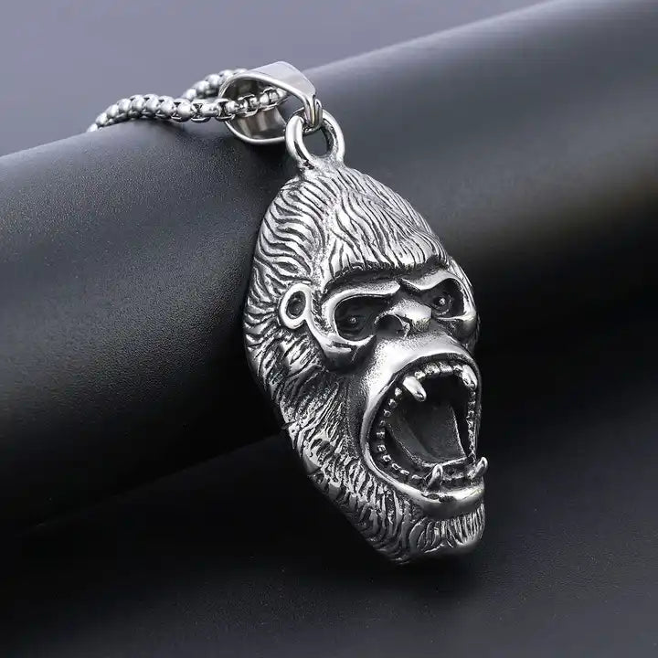 Gorilla Head Pendant