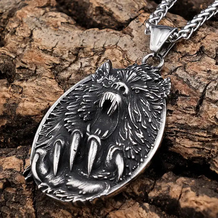 viking bear Necklace