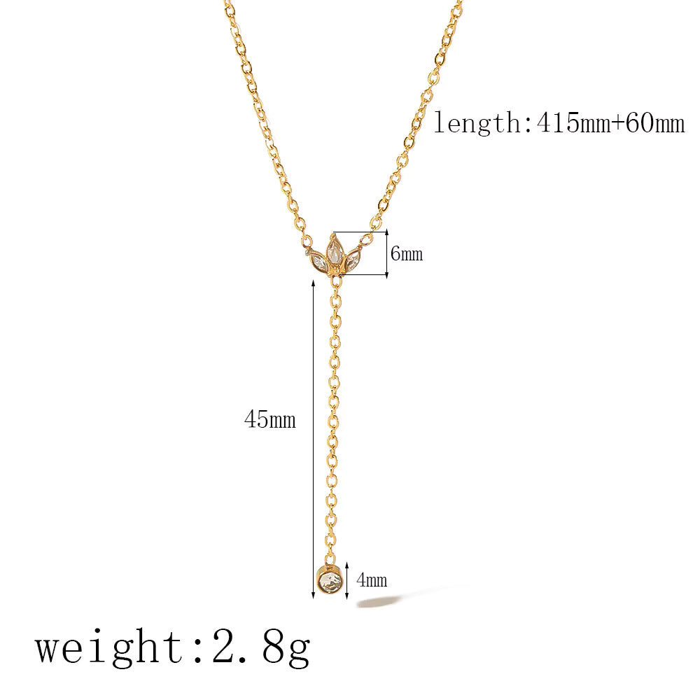 Crystal Flower Necklace