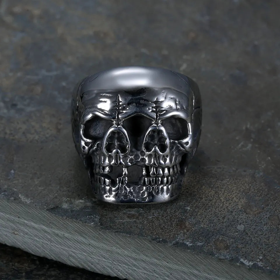 Silver Skull Ring
