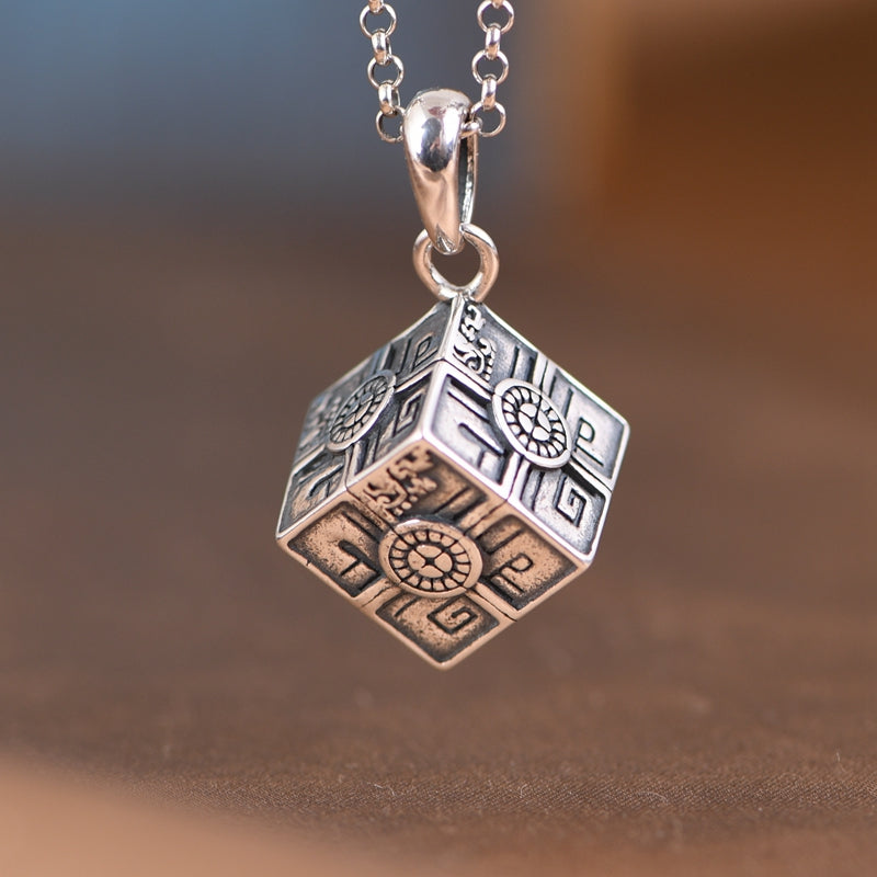 Distinctive Design Square Necklace