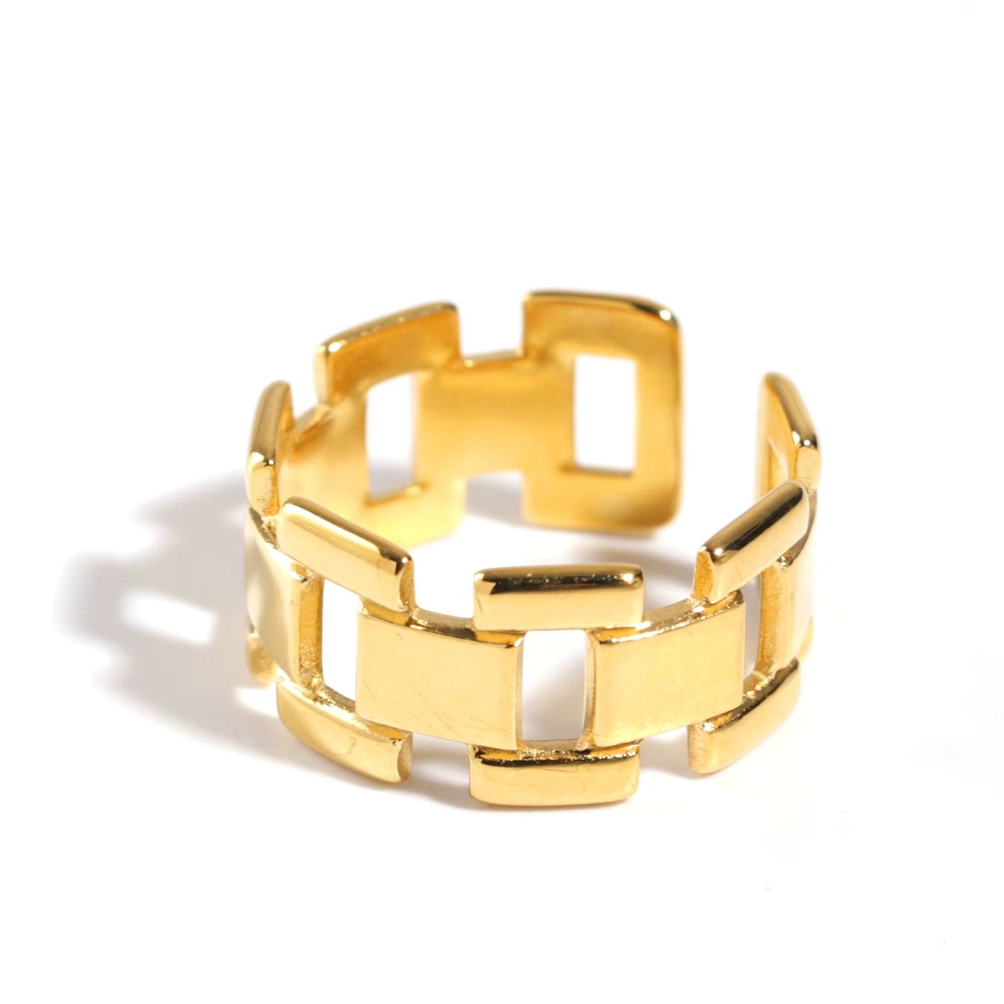 Open Gold Plated Ring