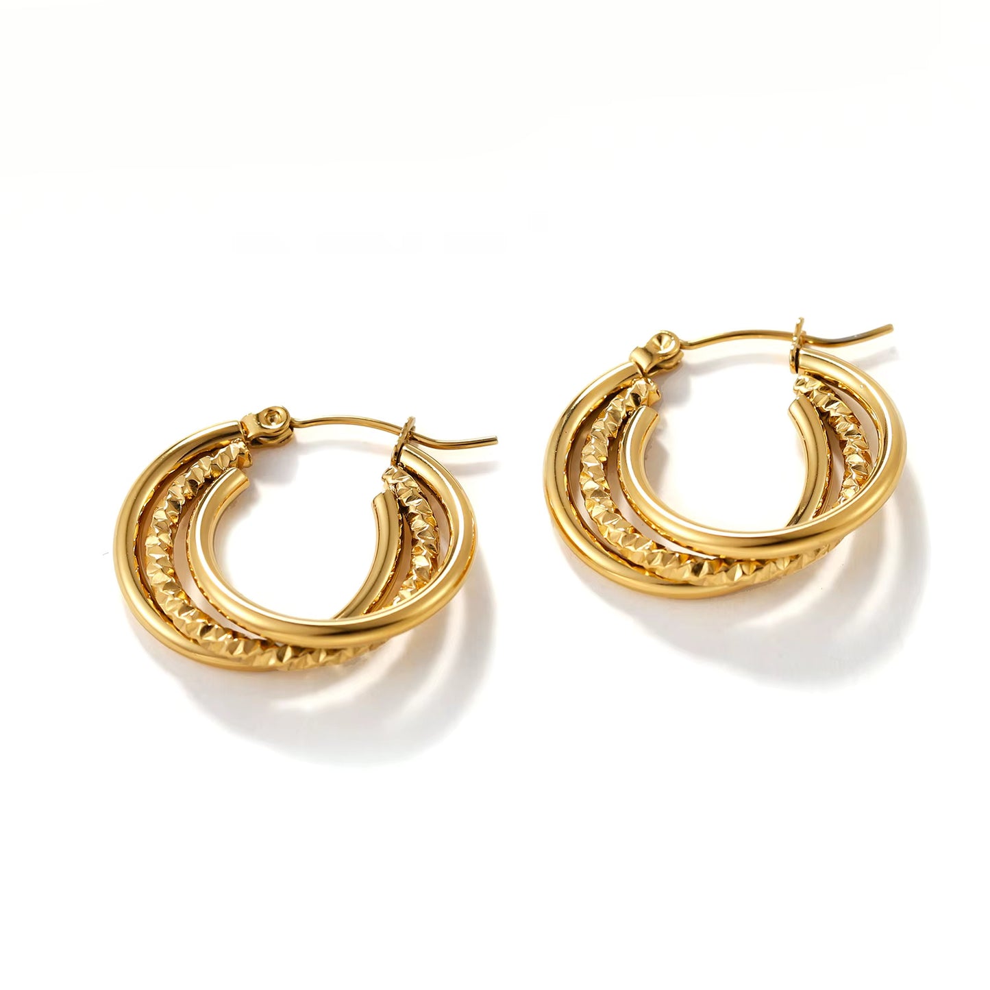 Twisted Hoop Earrings