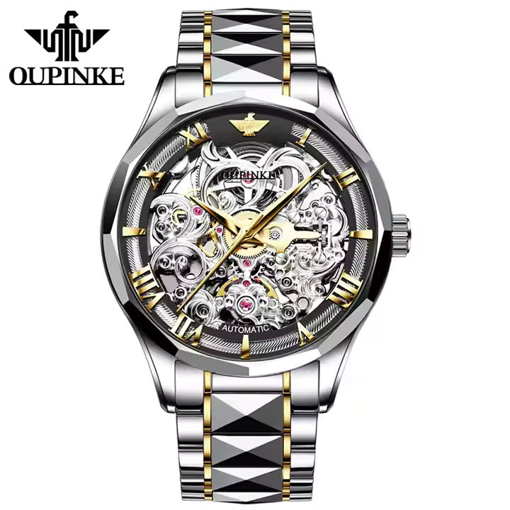 Silver Tourbillon Watch
