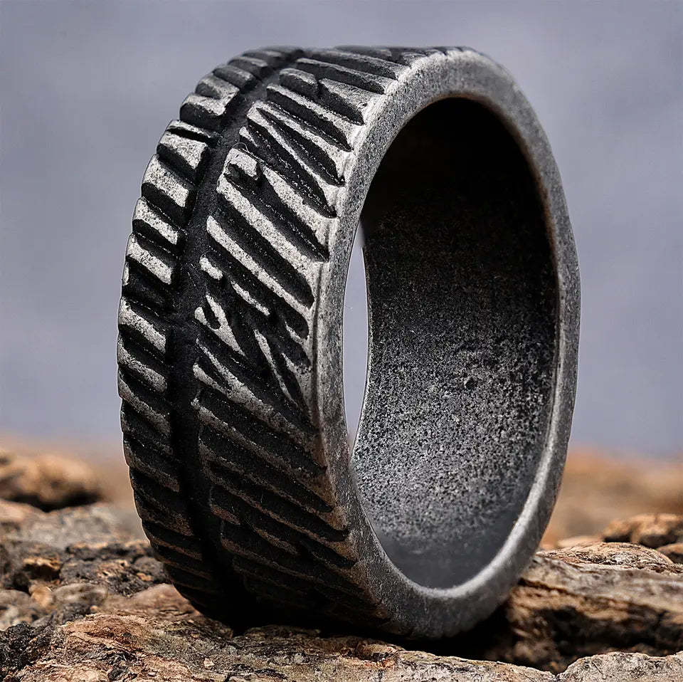 Tire tread wheel pattern Rings