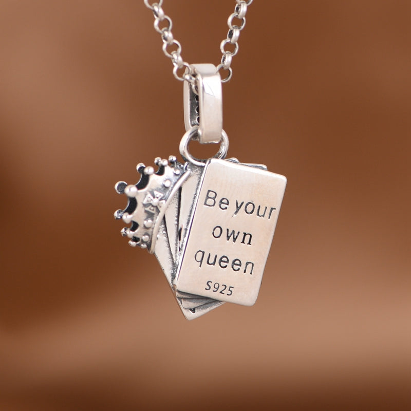 Poker Crown Necklace