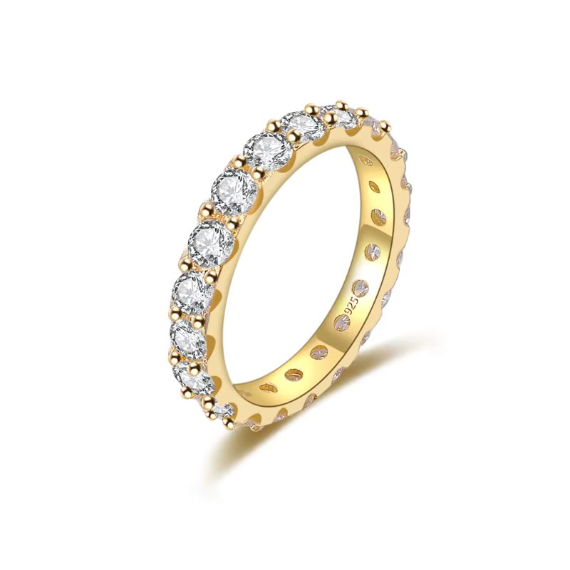 Moissanite Eternity Ring