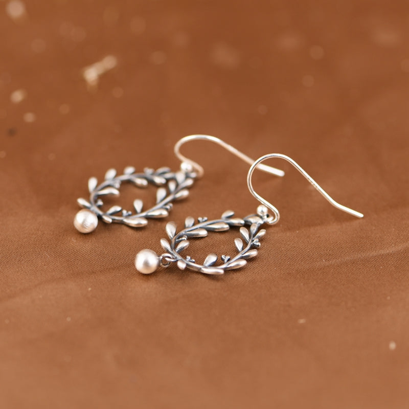 Water Droplet Branch Earrings