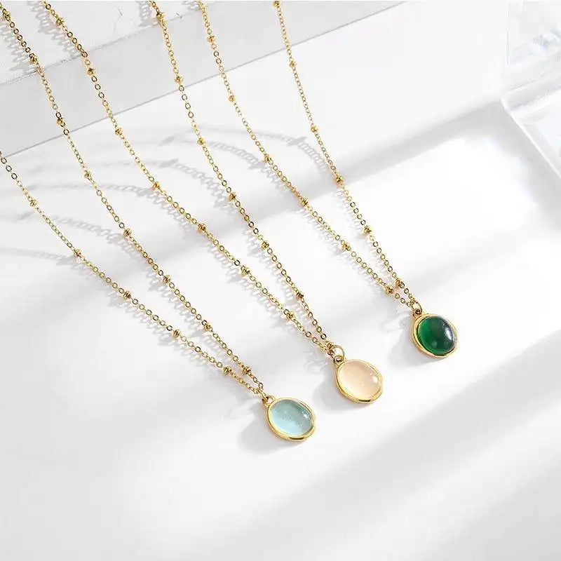 Polished Opal Necklace