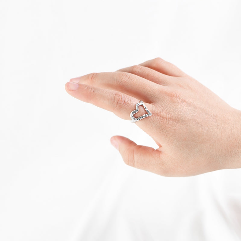Hammer Heart Ring