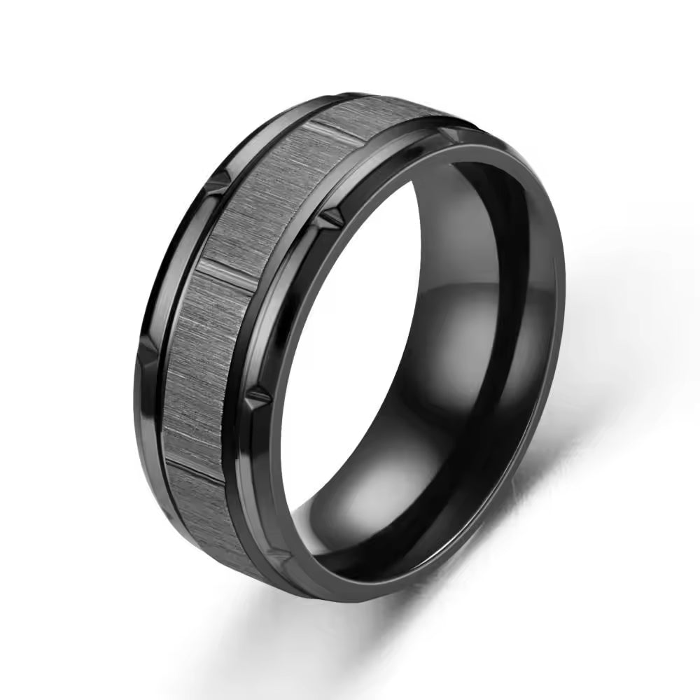 Line Shaped Stainless Steel Finger Ring