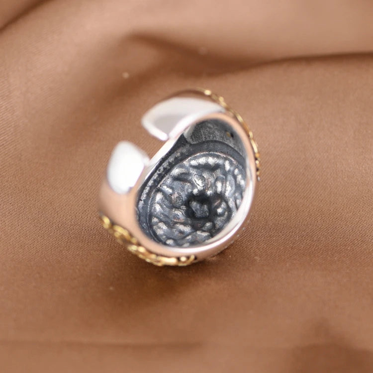 Gold Ivy Lion Ring