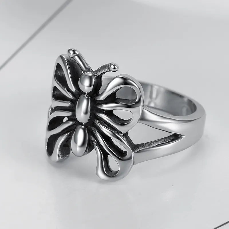 Adjustable Butterfly Ring