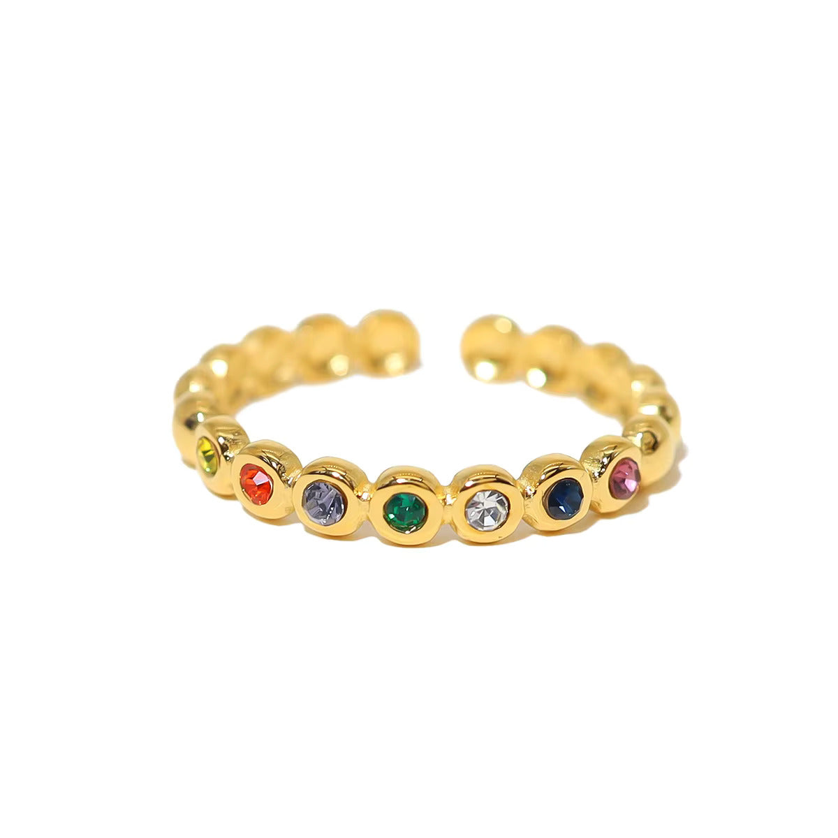 Colorful Heart Ring