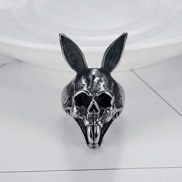 Silver Rabbit Ring