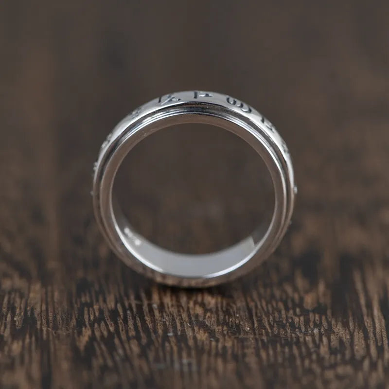 Buddhist Mantra Ring
