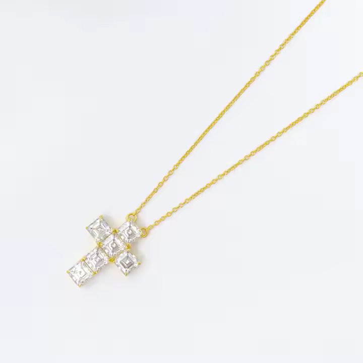 Cushion Cut Necklace