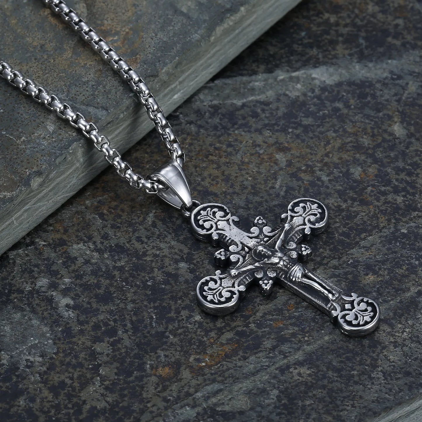 Gothic Crucifix Pendant