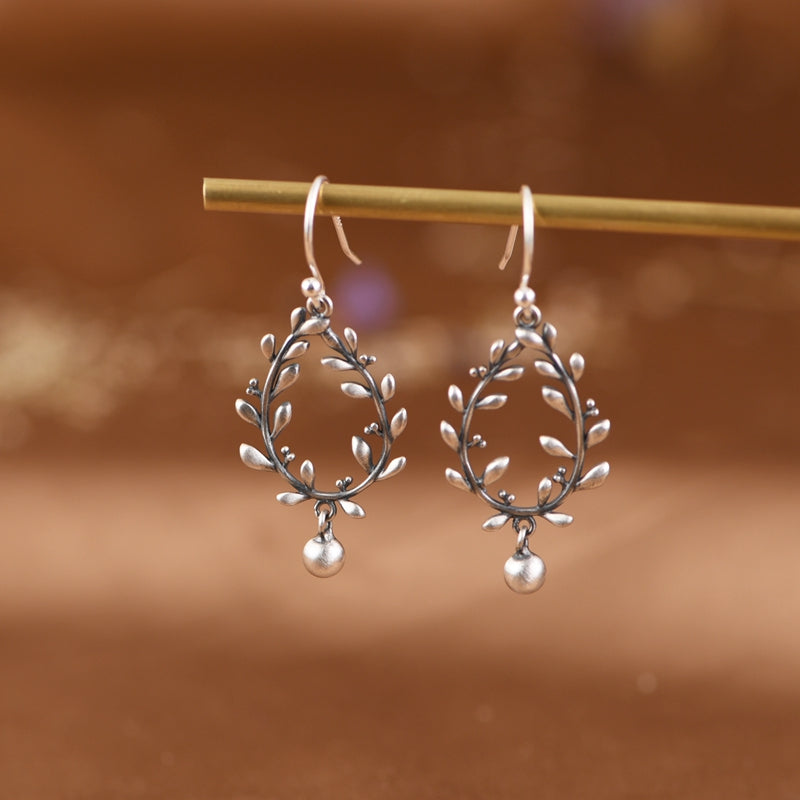 Water Droplet Branch Earrings