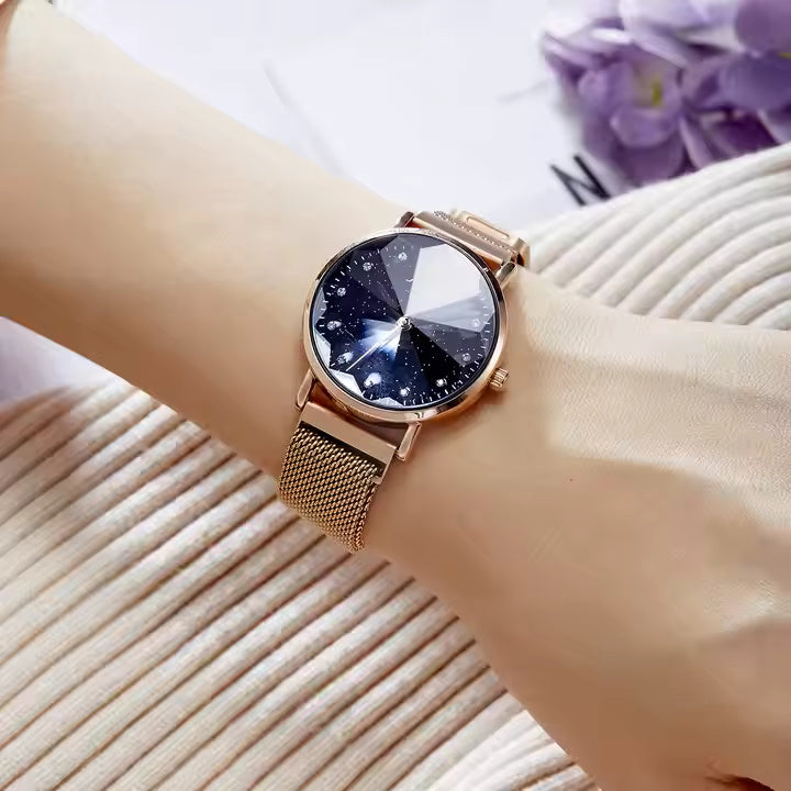 Rose Gold Starry Sky Watch