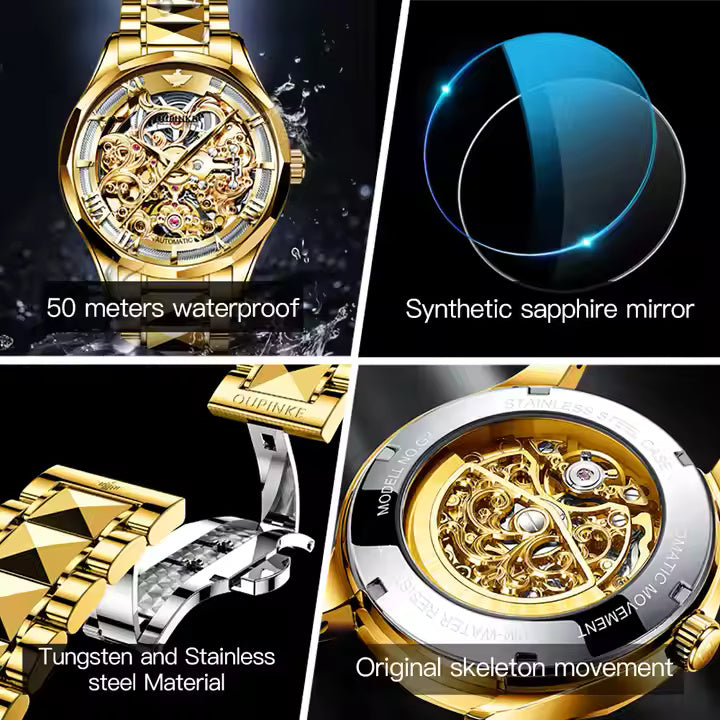 Silver Tourbillon Watch