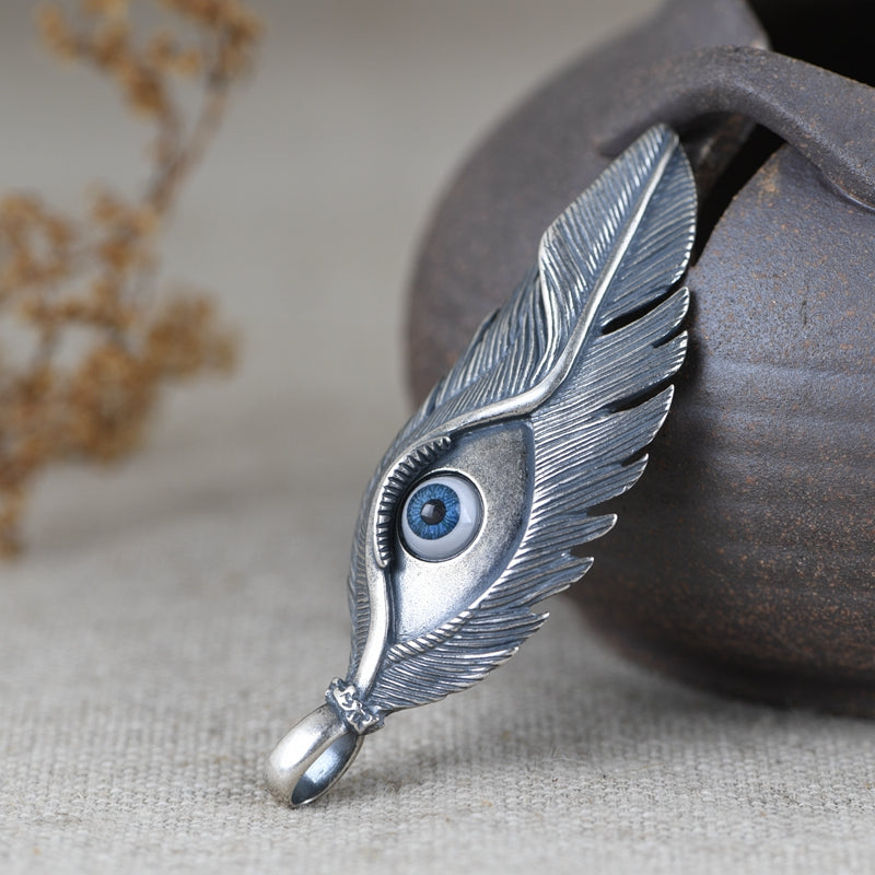 Feather Silver Necklace