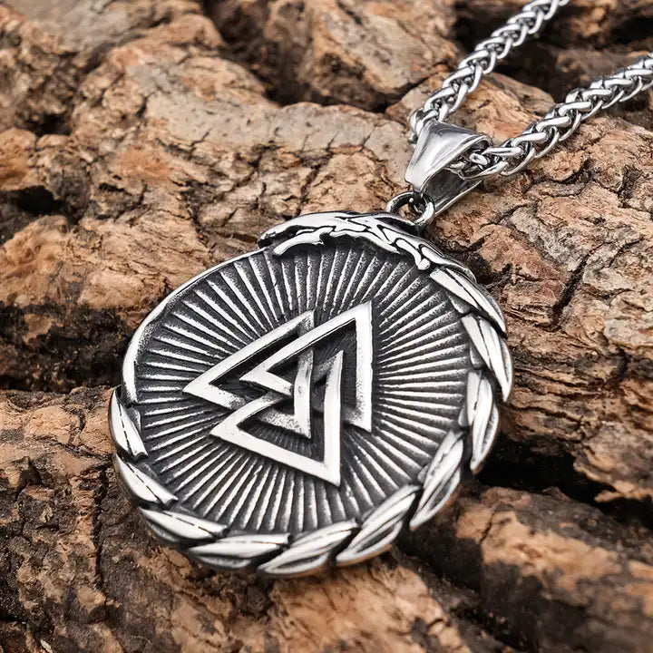 Valknut Ouroboros Pendant
