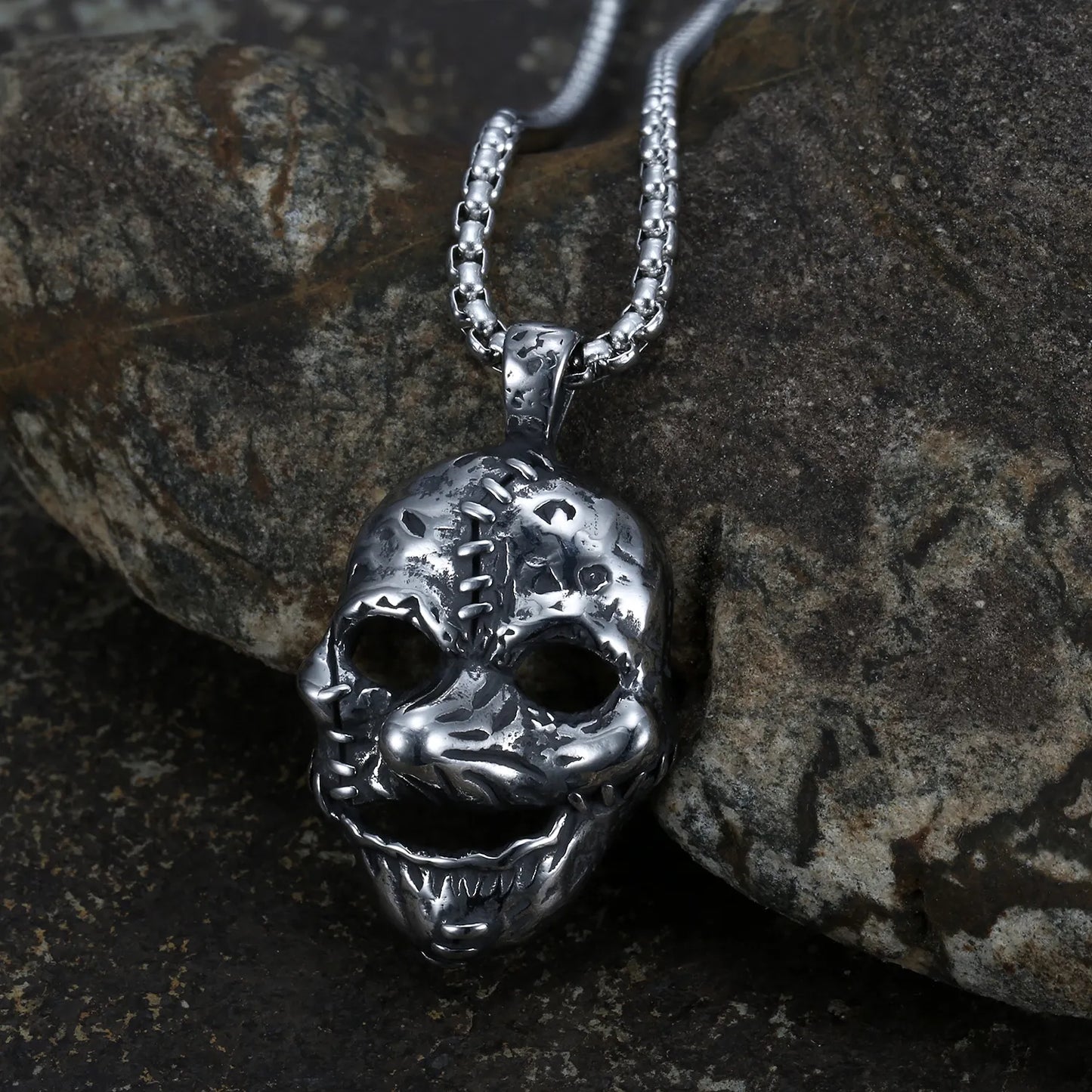Stitched Smile Pendant