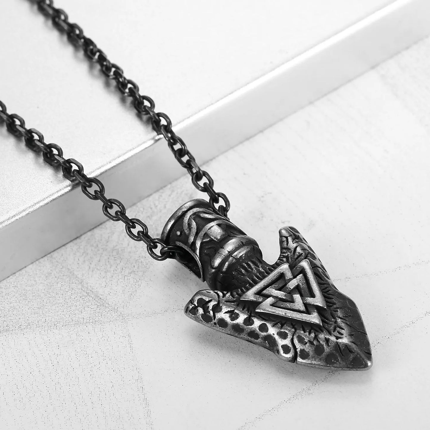 Valknut Spearhead Pendant