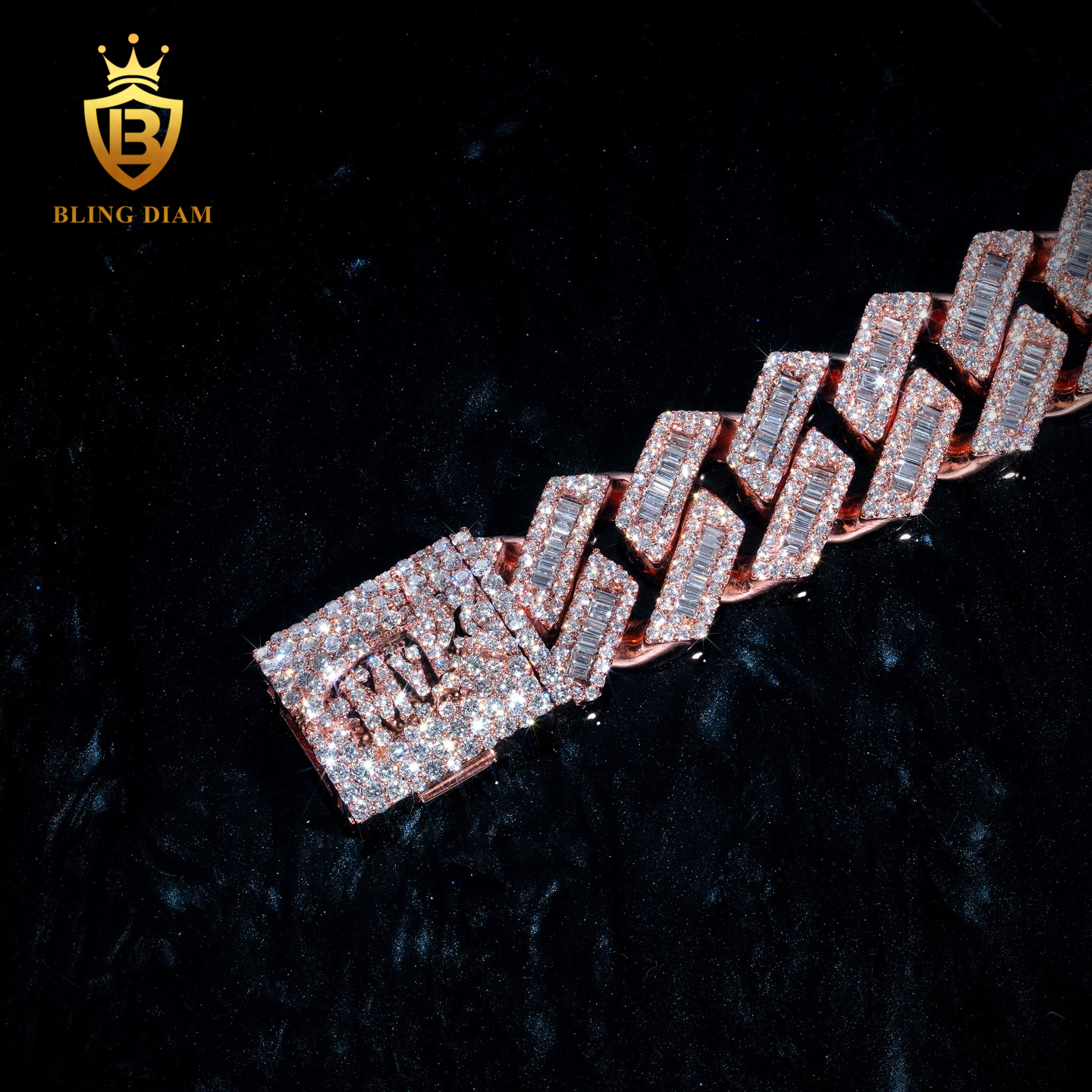 Rose Gold Cuban Link Bracelet