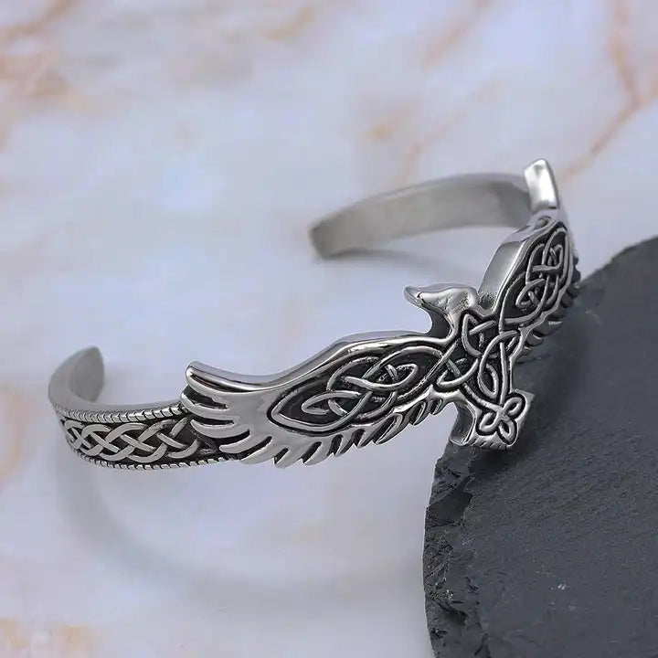 Silver Raven Bracelet