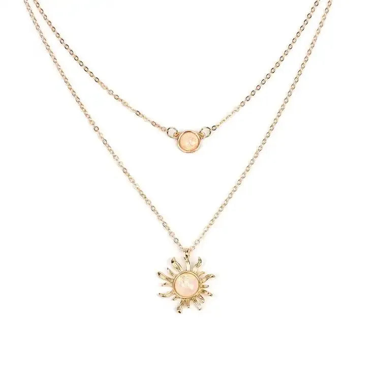 Sunburst Opal Necklace