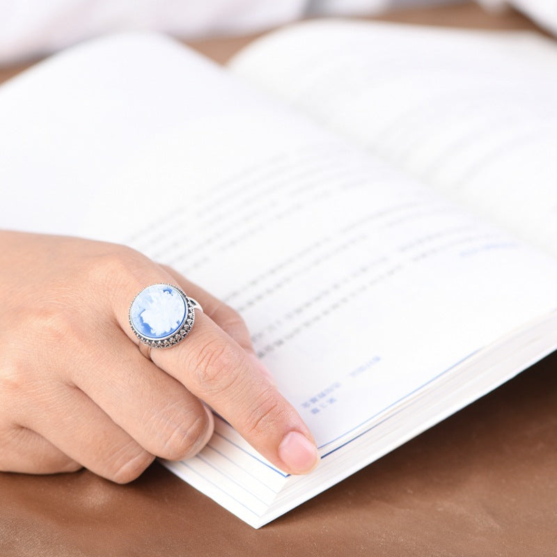 Goddess Head Ring