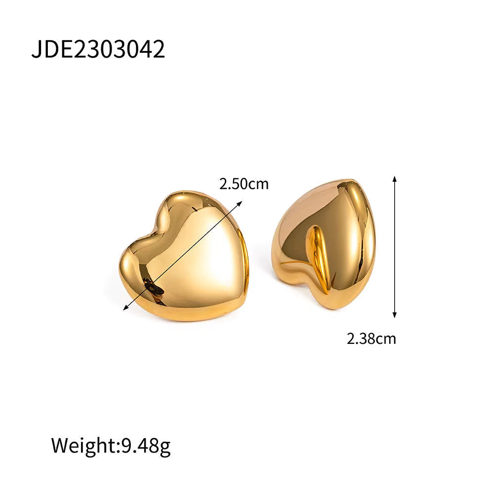 Irregular Heart Earrings
