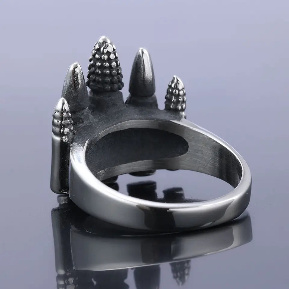 Stainless Steel Bullets Ring
