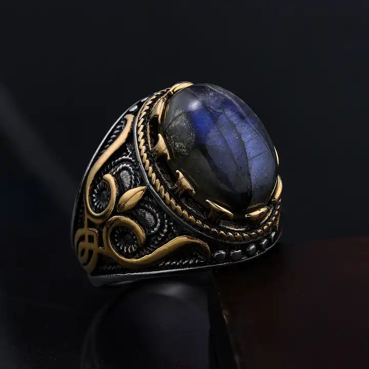 Moonstone Natural signet ring