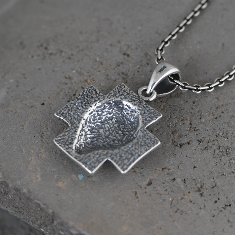 Cross Portrait Necklace
