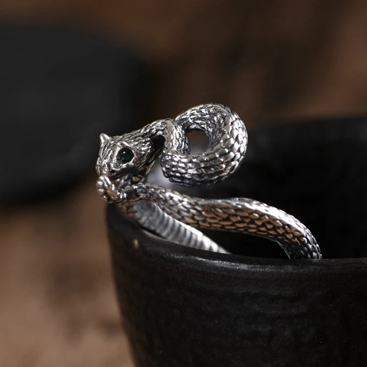 Silver Snake Ring