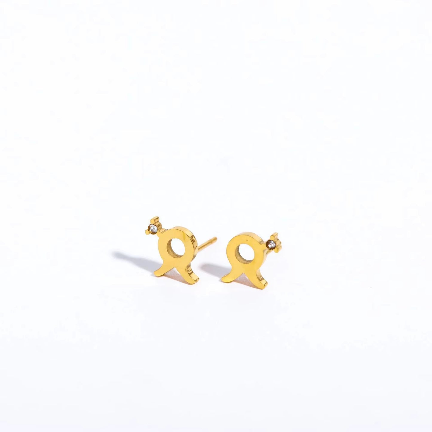 12 Constellations Geometric Stud Earrings