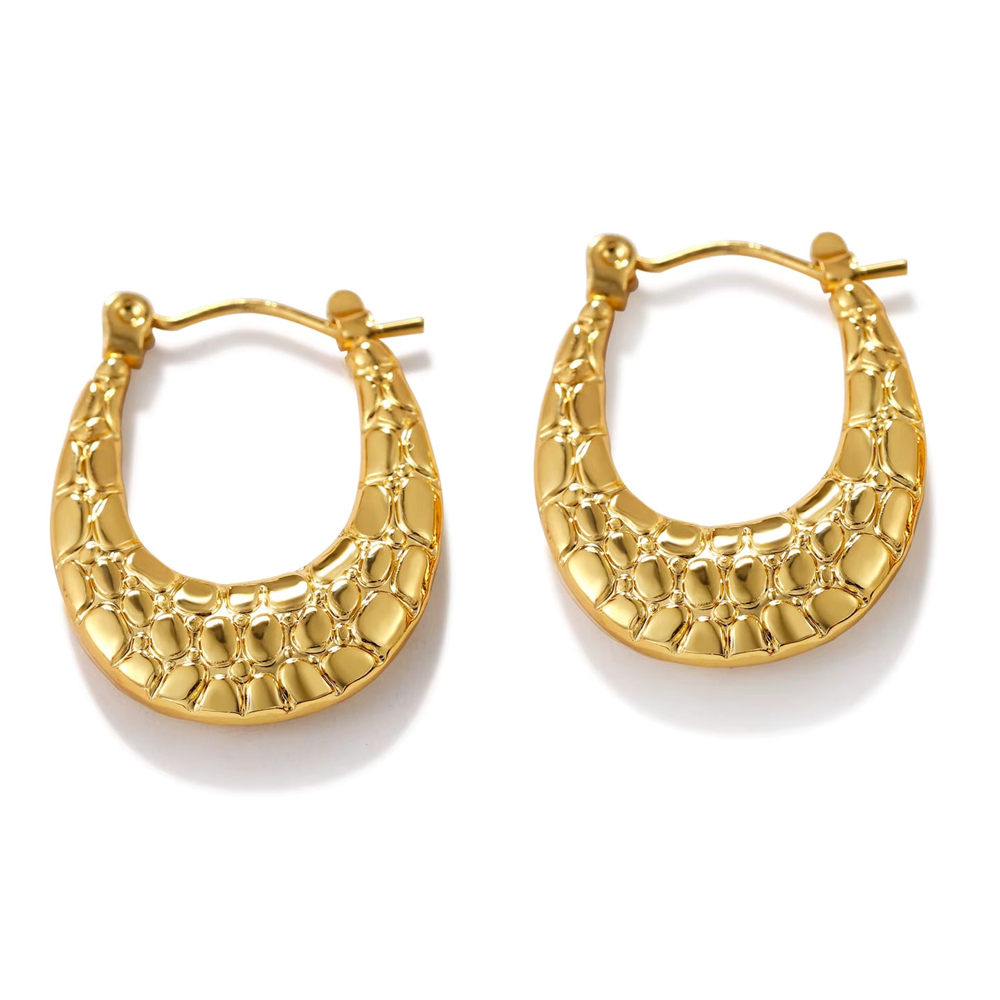 Geometric Gold Earrings