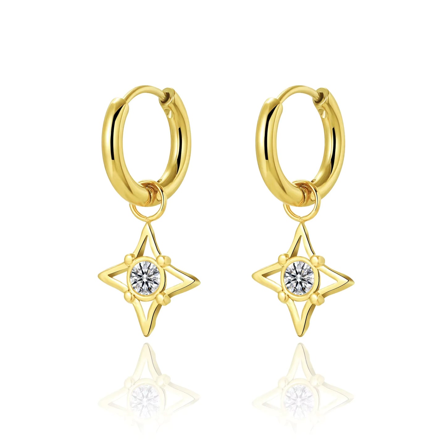 Geometric Drop Earrings