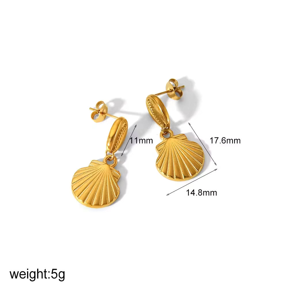 Stainless Ocean Earrings