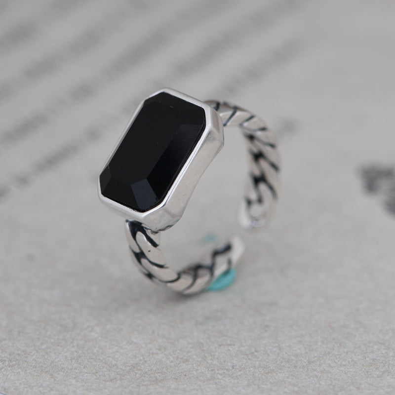Zircon Inlay ring