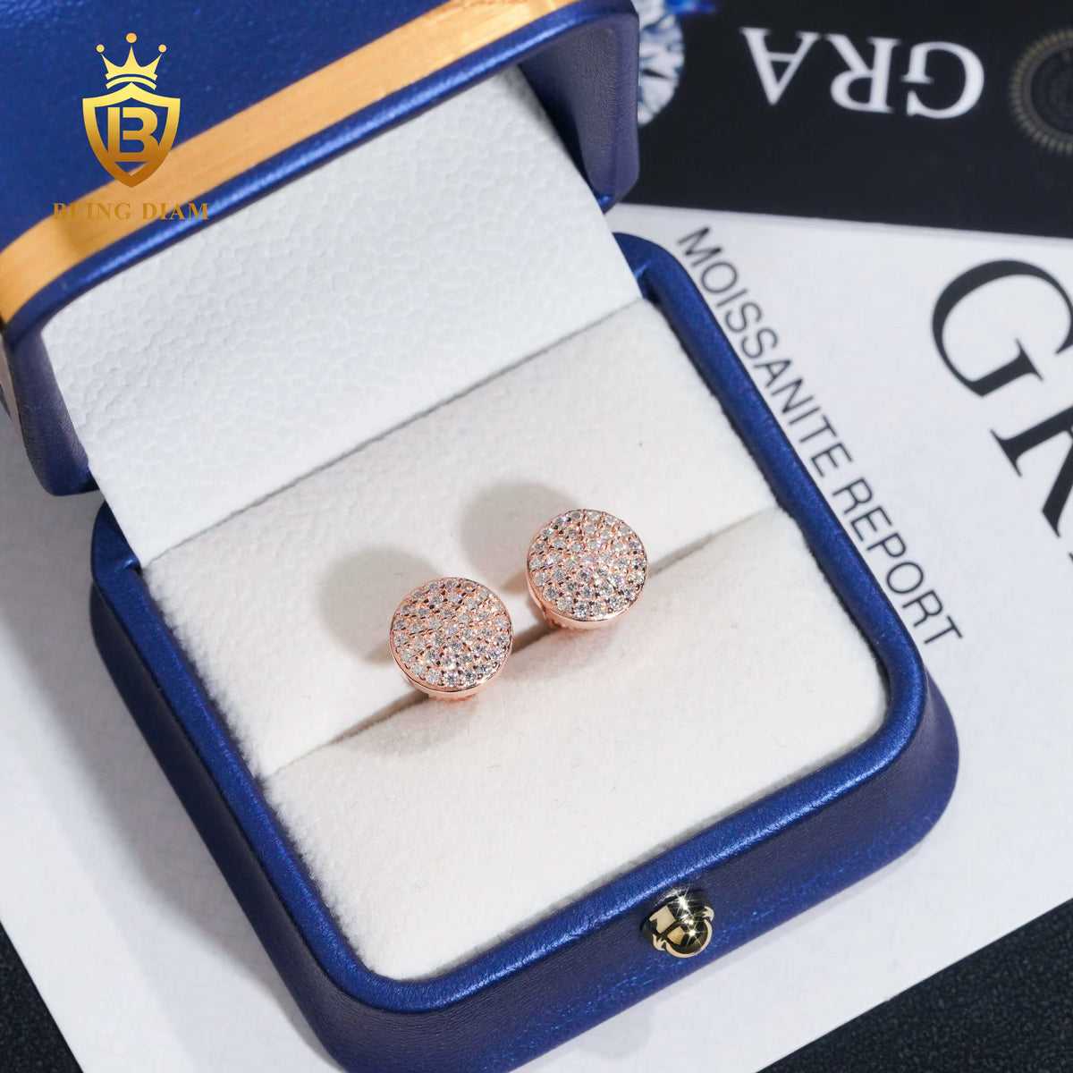 Moissanite Stud Earrings