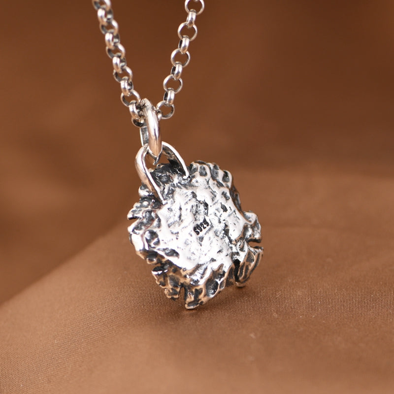 Silver Eyes Necklace
