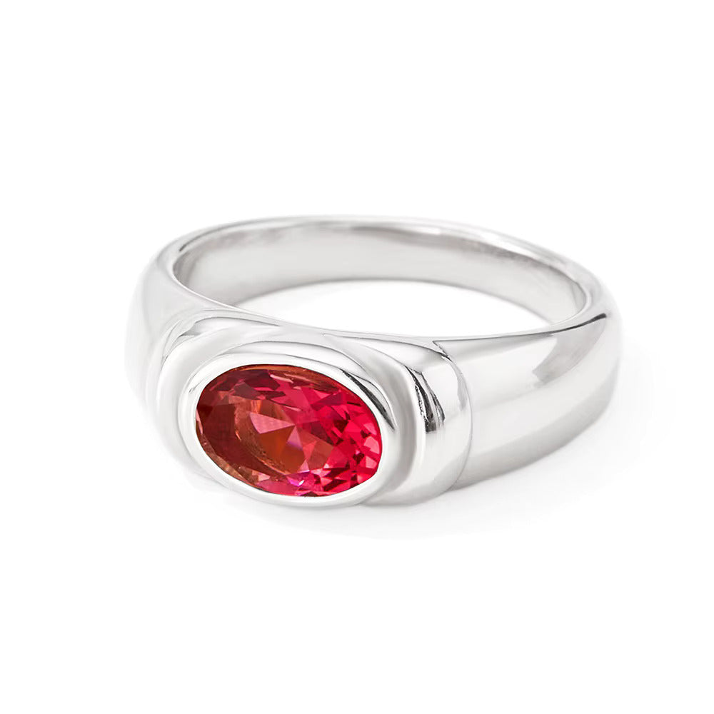Gold-Plated CZ Ring